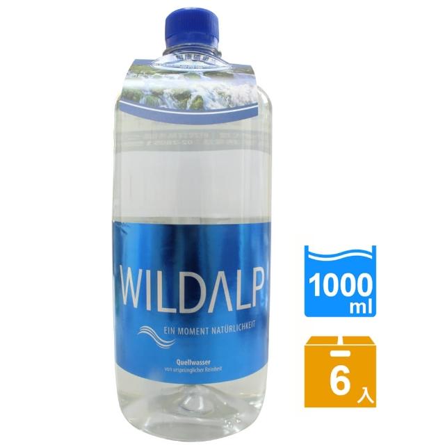 【WILDALP】奧地利天然礦泉水1000mlx6入/箱