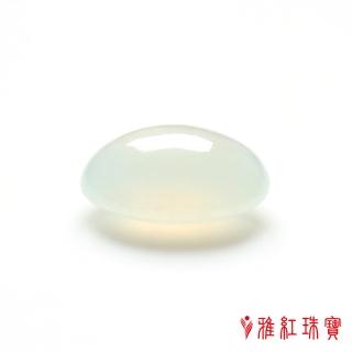 【雅紅珠寶】天然白翡翠蛋面-冰清玉潔(蛋面)