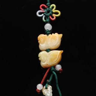 【寶石方塊】鶼鰈情深天然玉石墜子-吊飾/項鍊