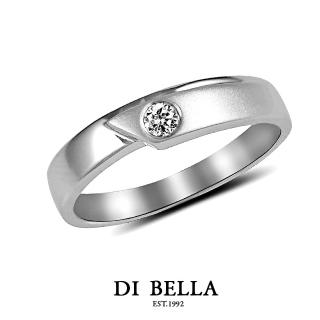 【DI BELLA】幸福頻率 真鑽情人戒指(女款)