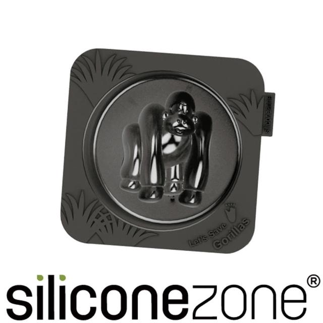 【Siliconezone】施理康耐熱黑猩猩造型小蛋糕模(CM-11784-AA)