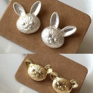 【梨花HaNA】日本可愛度滿點兔子小熊耳環