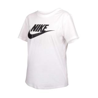 【NIKE 耐吉】女短袖T恤-純棉 休閒 上衣 白黑(DX7907-100)