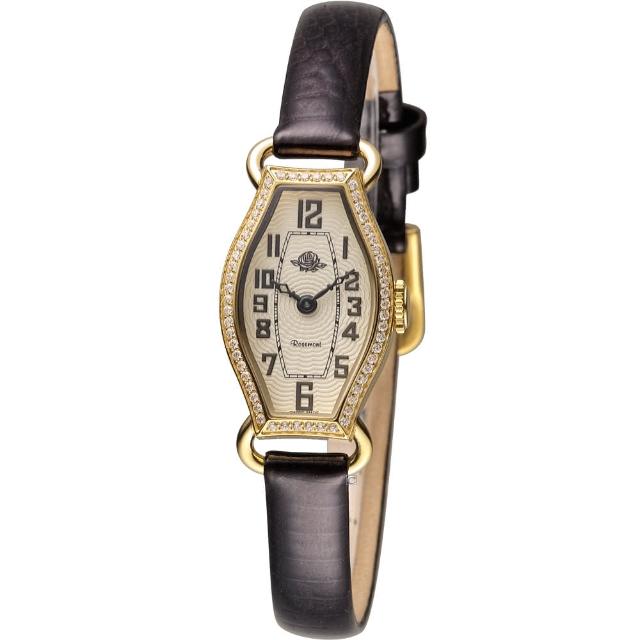 【玫瑰錶 Rosemont】骨董風玫瑰系列腕錶(TRS024-01-BR)