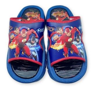 【樂樂童鞋】台灣製DC正義聯盟兒童拖鞋(MIT 正義聯盟童鞋 閃電俠 超人)