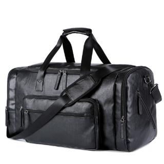 【Jun Jun】皮製大容量行李袋(男士商務旅行包 #70)