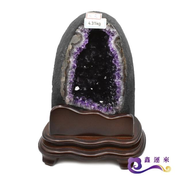 【鑫運來】頂級5A烏拉圭山形紫水晶洞S3(重約4.31kg 紫晶洞)