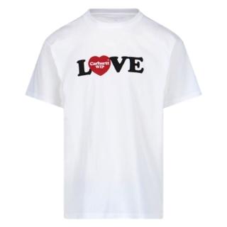 【carhartt】男款 S/S LOVE 圓領短袖T恤-白色(S號、M號)