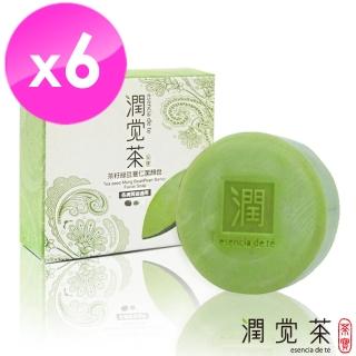 【茶寶 潤覺茶】茶籽綠豆薏仁潔顏皂(6入)