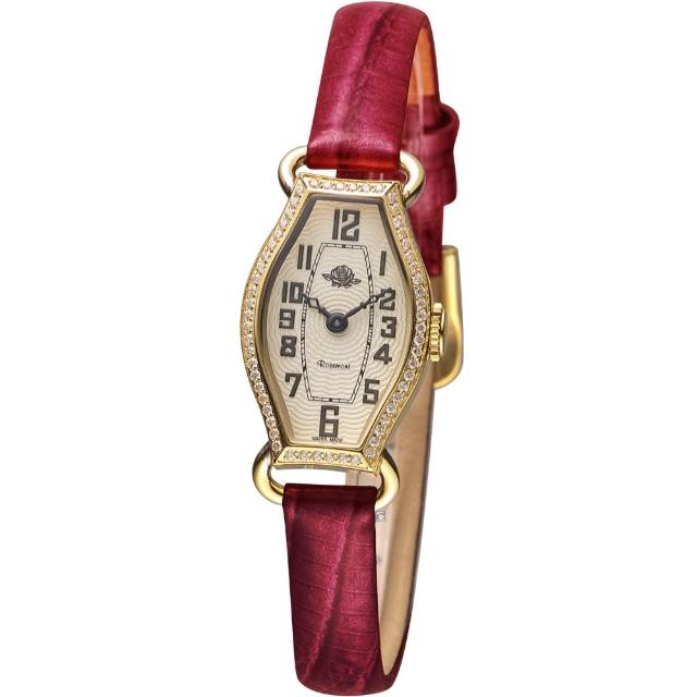 【玫瑰錶 Rosemont】骨董風玫瑰系列腕錶(TRS024-05-RD)