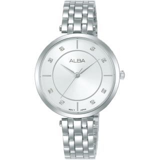 【ALBA】雅柏 典雅時尚晶鑽手錶-32mm 情人節禮物(Y121-X160S/ARX087X1)