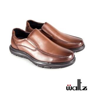 【Waltz】磁力震動系列 素面側V 真皮紳士鞋(514087-06 華爾滋皮鞋)