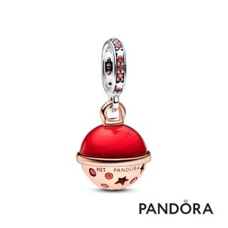 【Pandora 官方直營】雙色閃耀火星Murano琉璃吊飾