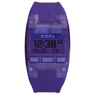 【NIXON】COMP S 浪花海潮休閒運動電子錶-紫x小(A3362045)