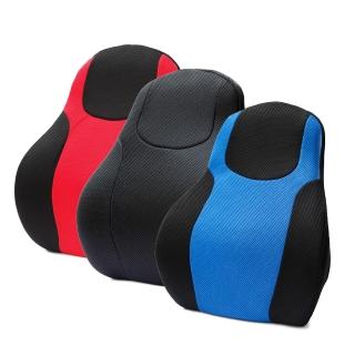 【3D】賽車椅護腰墊(黑/藍/紅)