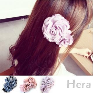 【Hera】赫拉 唯美大山茶花朵髮夾/邊夾(3色 髮飾 邊夾)