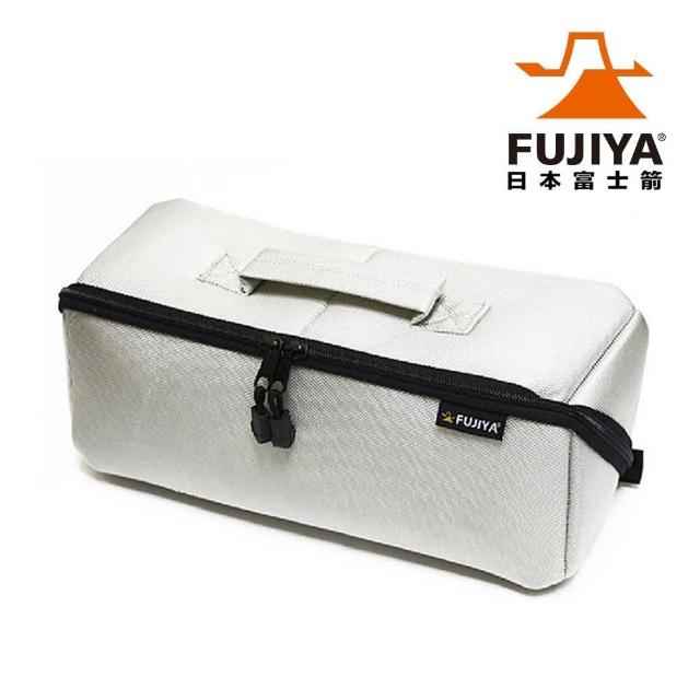 【Fujiya 富士箭】經典高緩衝大開口工具收納袋 中 -科技灰(FTC-MIG)