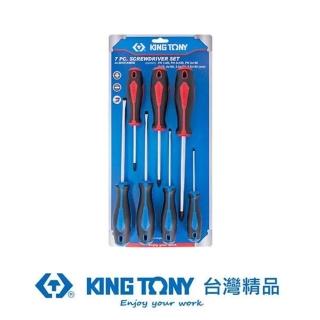 【KING TONY 金統立】專業級工具7PCS螺絲起子組#14A1+14A2泡殼插卡(KT30107AMRB)