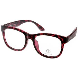 【ALAIN DELON】時尚簡約款眼鏡(紅琥珀#AD20313 RD2)