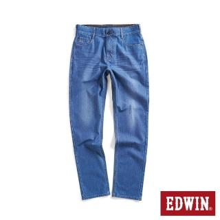 【EDWIN】男裝 JERSEYS迦績 超彈中直筒牛仔褲(中古藍)