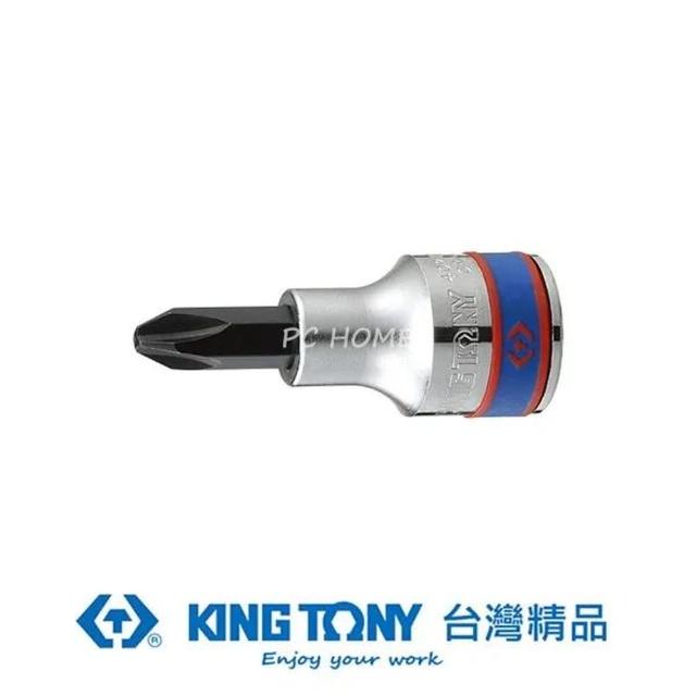 【KING TONY 金統立】專業級工具1/2 DR.十字起子頭套筒(KT402102)