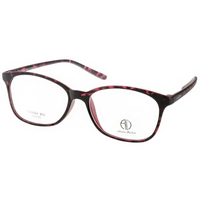 【ALAIN DELON】時尚百搭款 光學眼鏡(紅琥珀#AD20314 RD2)