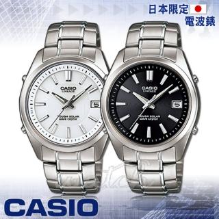 【CASIO 卡西歐】日本內銷款_電波_鈦金屬錶帶_無機玻璃鏡面_防水男錶(LIW-130TDJ)