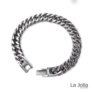 【La Jolla】經典伸卡球 純鈦鍺手鍊(20.5cm)