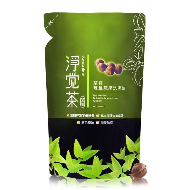 【茶寶茶籽】淨覺茶 碗盤蔬果洗潔液/補充包(700mlx12包/特惠組)
