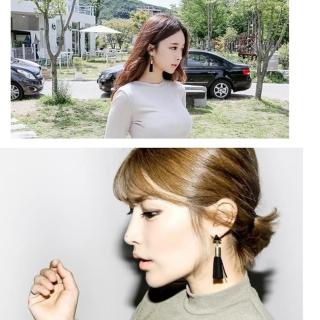 【梨花HaNA】韓國時髦世代三角流蘇耳環