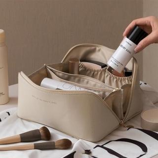 【帕斯特收納生活】歐風典雅枕頭形化妝包 旅行包 收納包 刷具 洗漱包 化妝品(收納包)