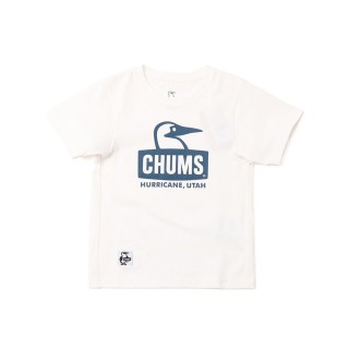 【CHUMS】CHUMS 休閒 Kids Booby Face T-Shirt短袖上衣 白/深藍(CH211281W015)