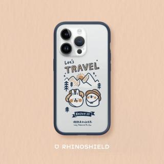 【RHINOSHIELD 犀牛盾】iPhone 14/Plus/14 Pro/Max Mod NX手機殼/Let”s travel(懶散兔與啾先生)