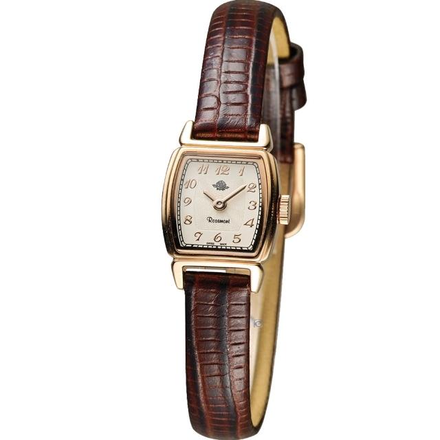 【玫瑰錶 Rosemont】骨董風玫瑰系列時尚腕錶(TRS46-05-BR)