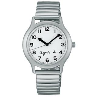 【agnes b.】經典再現復刻時尚限量腕錶-白x銀(VJ21-KR00S/BH8017X1)