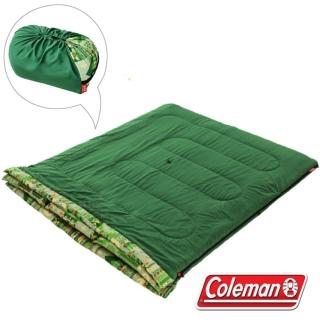 【美國 Coleman】2合1家庭睡袋/10度C/可機洗.可雙併.睡墊(CM-27256)