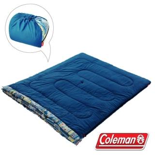 【美國 Coleman】2合1家庭睡袋/5度C/可機洗.可雙併.睡墊(CM-27257)