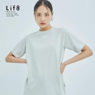 【Life8】EVENLESS 涼感 超彈力 基本短袖上衣(71014)
