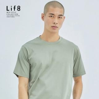 【Life8】EVENLESS 莫代爾 絲光棉 短袖上衣(71006)