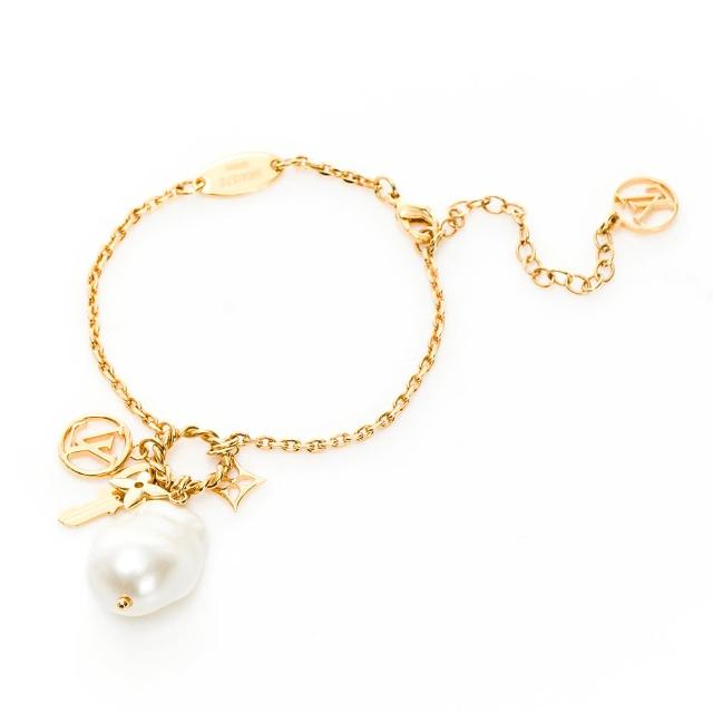 【Louis Vuitton 路易威登】TOGETHER-珍珠手鏈(金色)