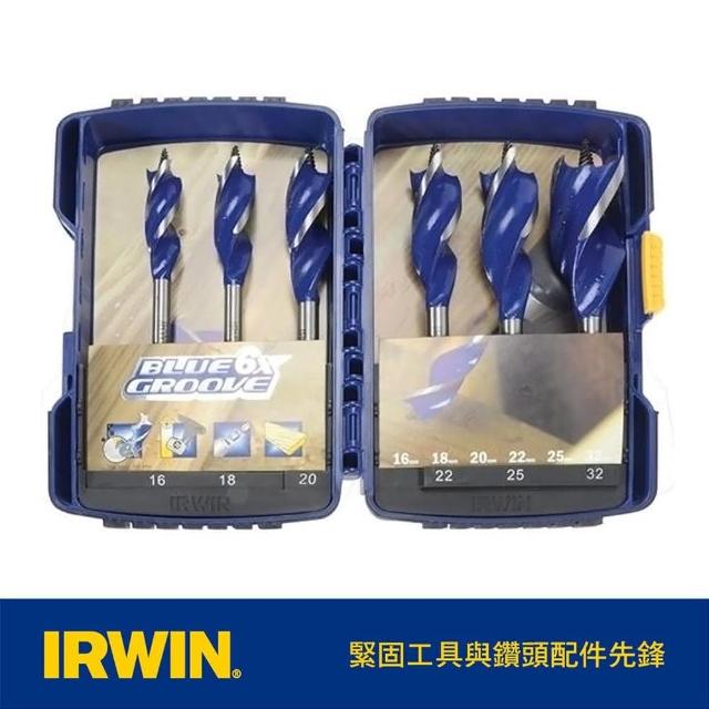 【IRWIN 握手牌】6件6倍速木工鑽頭組(IW-10506628)