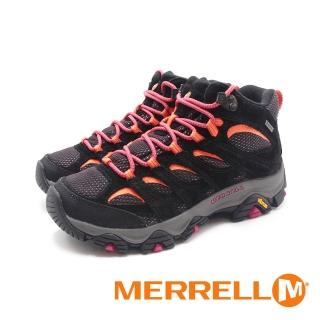 【MERRELL】女 MOAB 3 MID GORE-TEX防水登山中筒鞋 女鞋(黑)