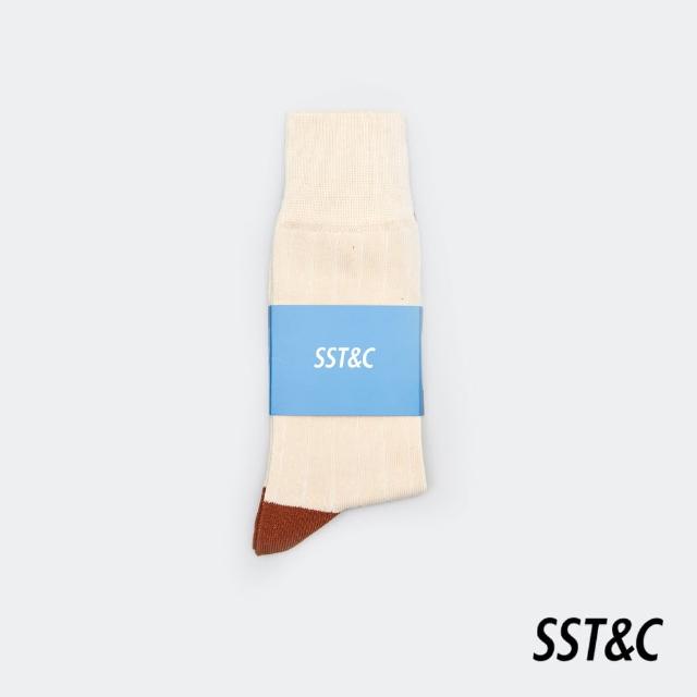 【SST&C 最後55折】米白素面紳士襪3312305001