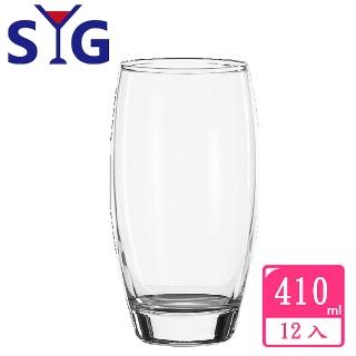 【SYG】玻璃果汁圓杯410cc(12入組)