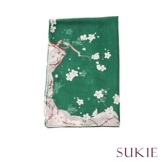 【Sukie】雪紡紗絲巾 梅花絲巾/氣質優雅梅花50X150雪紡紗絲巾 圍巾(4款任選)