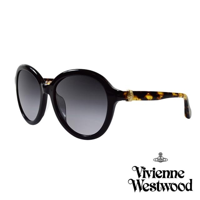 【Vivienne Westwood 英國 太陽眼鏡】立體龐克多邊形土星款(AN84301_琥珀黃)