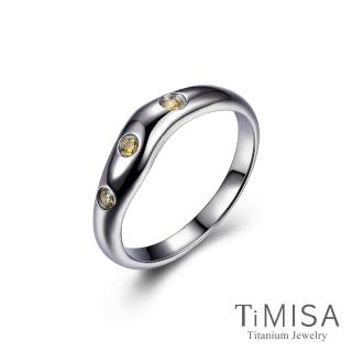【TiMISA】動感彩鑽 純鈦戒指(雙色可選)