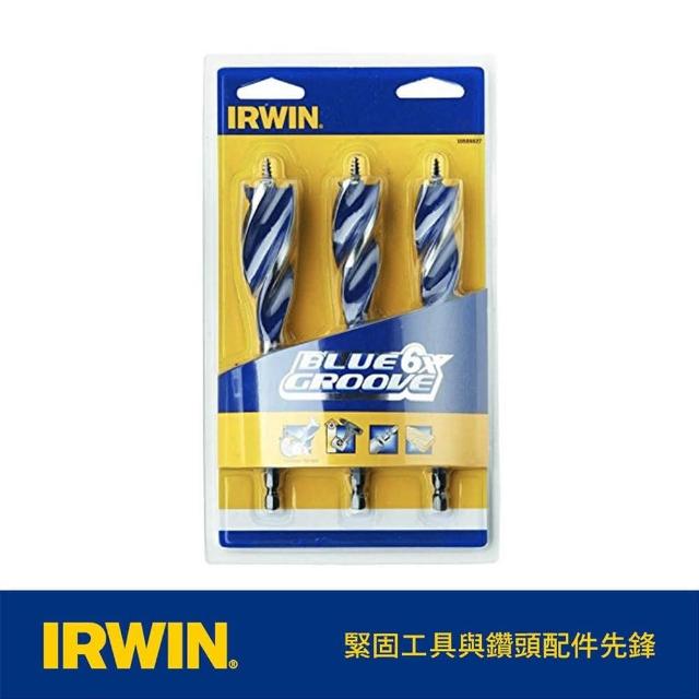 【IRWIN 握手牌】3件6倍速木工鑽頭組(IW-10506627)