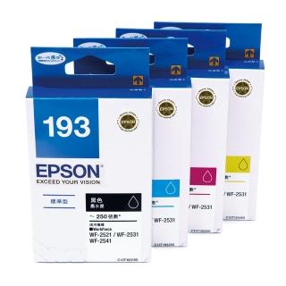 【EPSON】1黑3彩組★NO.193 墨水匣(T193150-450)