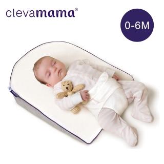 【ClevaMama】嬰兒舒眠靠墊(寶寶靠墊 防吐奶斜坡墊 睡眠墊)